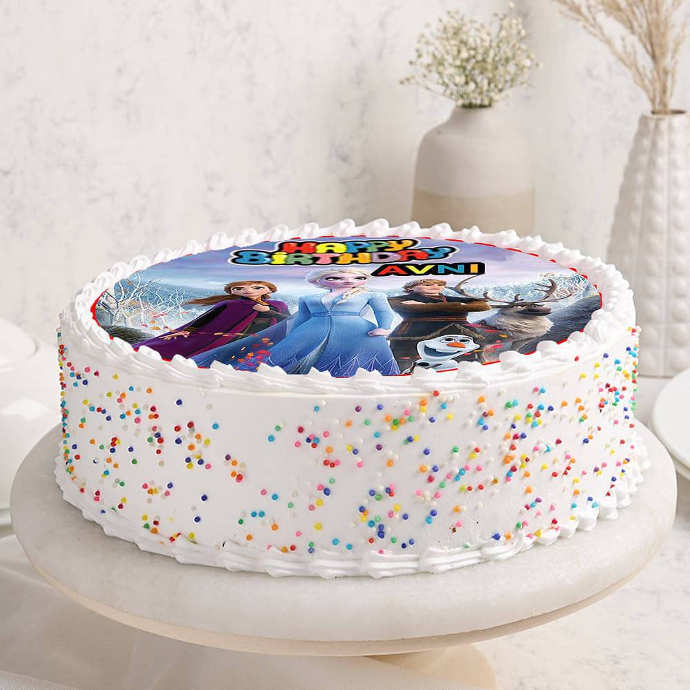 Frozen Birthday Fantasy Cake