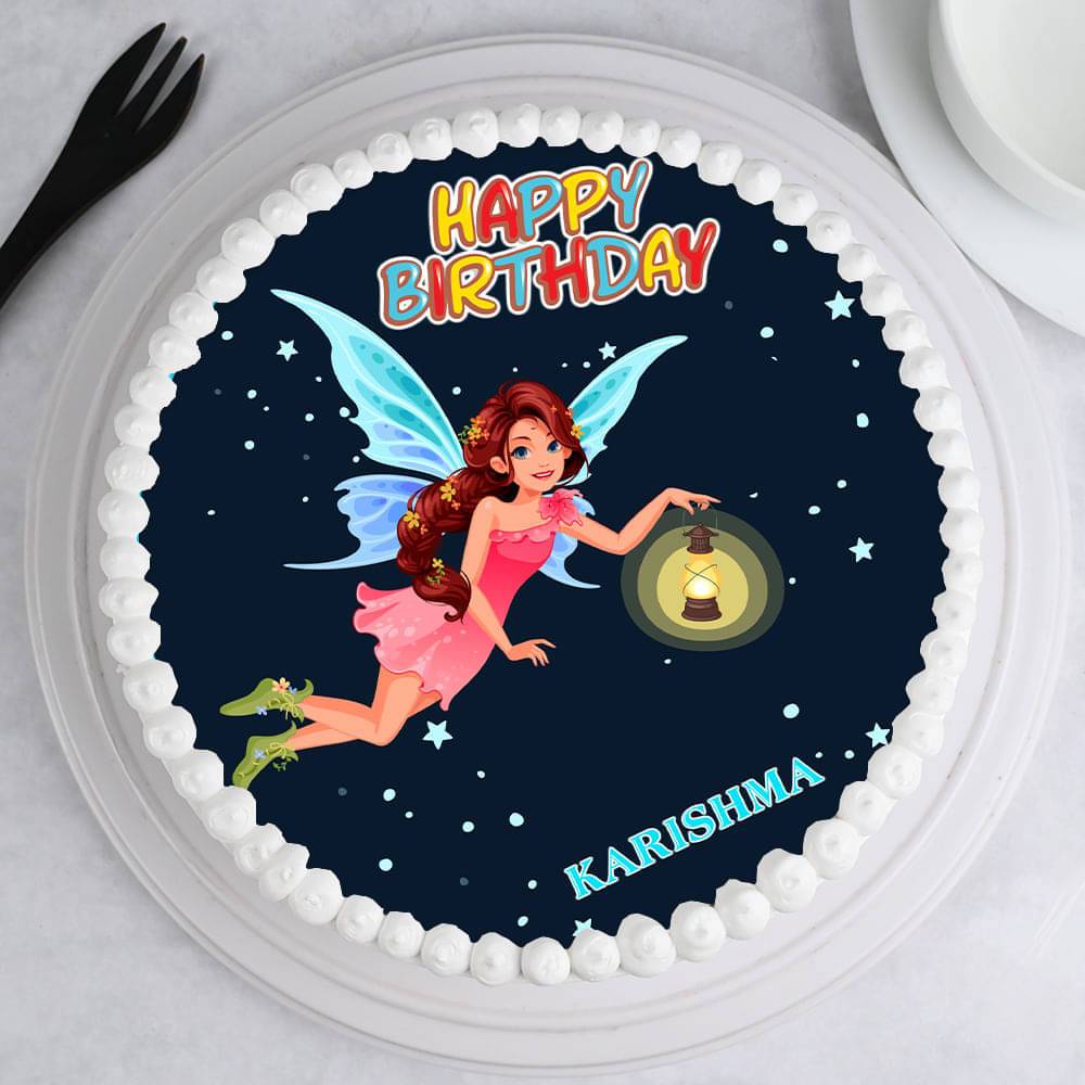 Fairy Barbie Birthday Cake