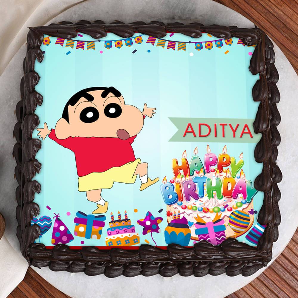Fun Shinchan Birthday Cake
