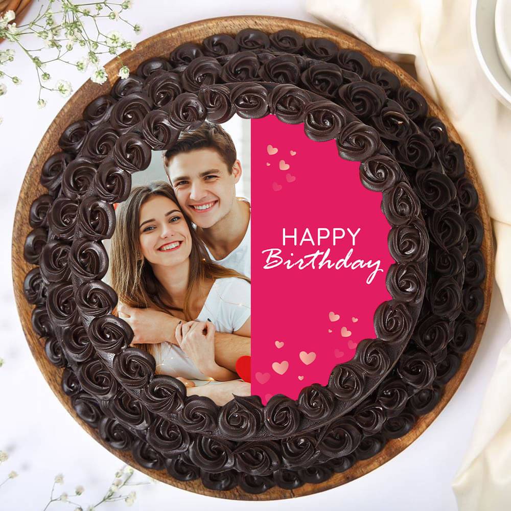 Multi Photo Cake Buy Two Tier Photo Cake in Cake | Best Food Product on Plumint