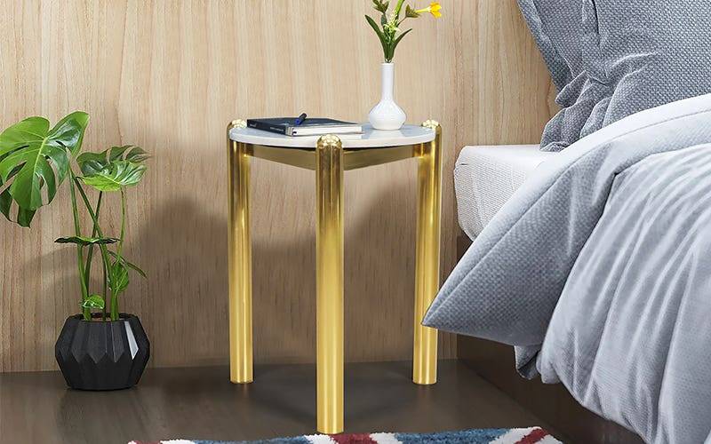 Royaloak Cleo Side Table - Marble