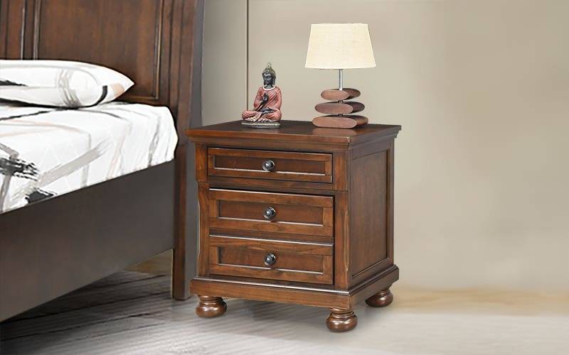 Royaloak Miami American Wooden Side Table