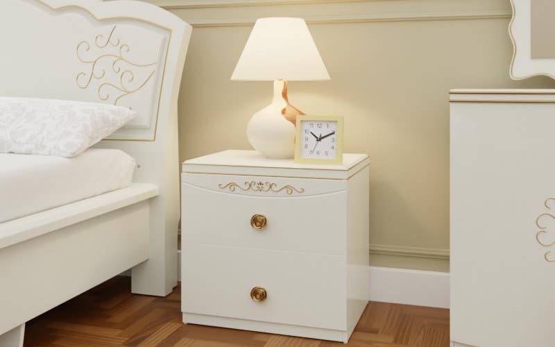 Royaloak Venice Italian Bed Side Table