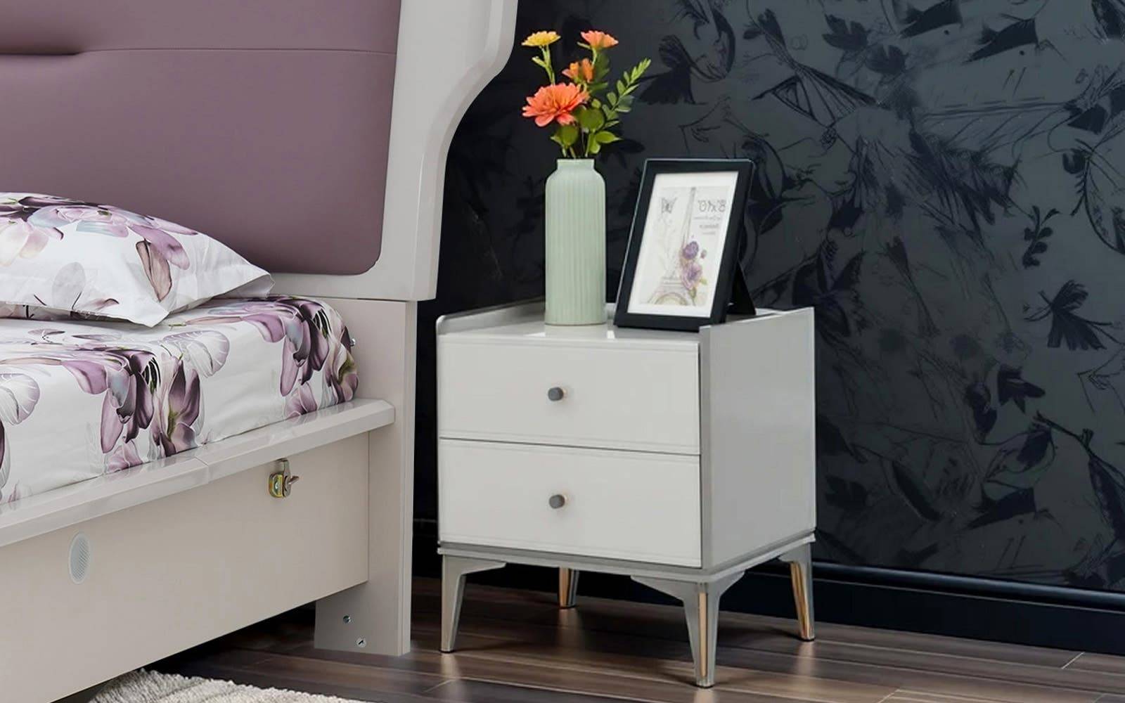 Royaloak Zurich High Gloss Side Table