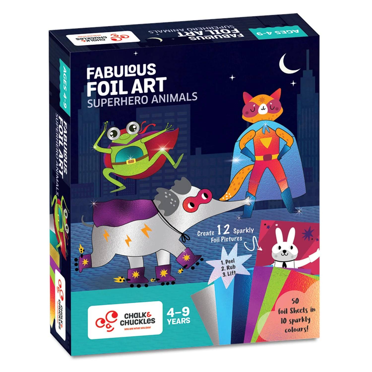 Fabulous Foil Art - Superhero Animals Buy @ ₹489