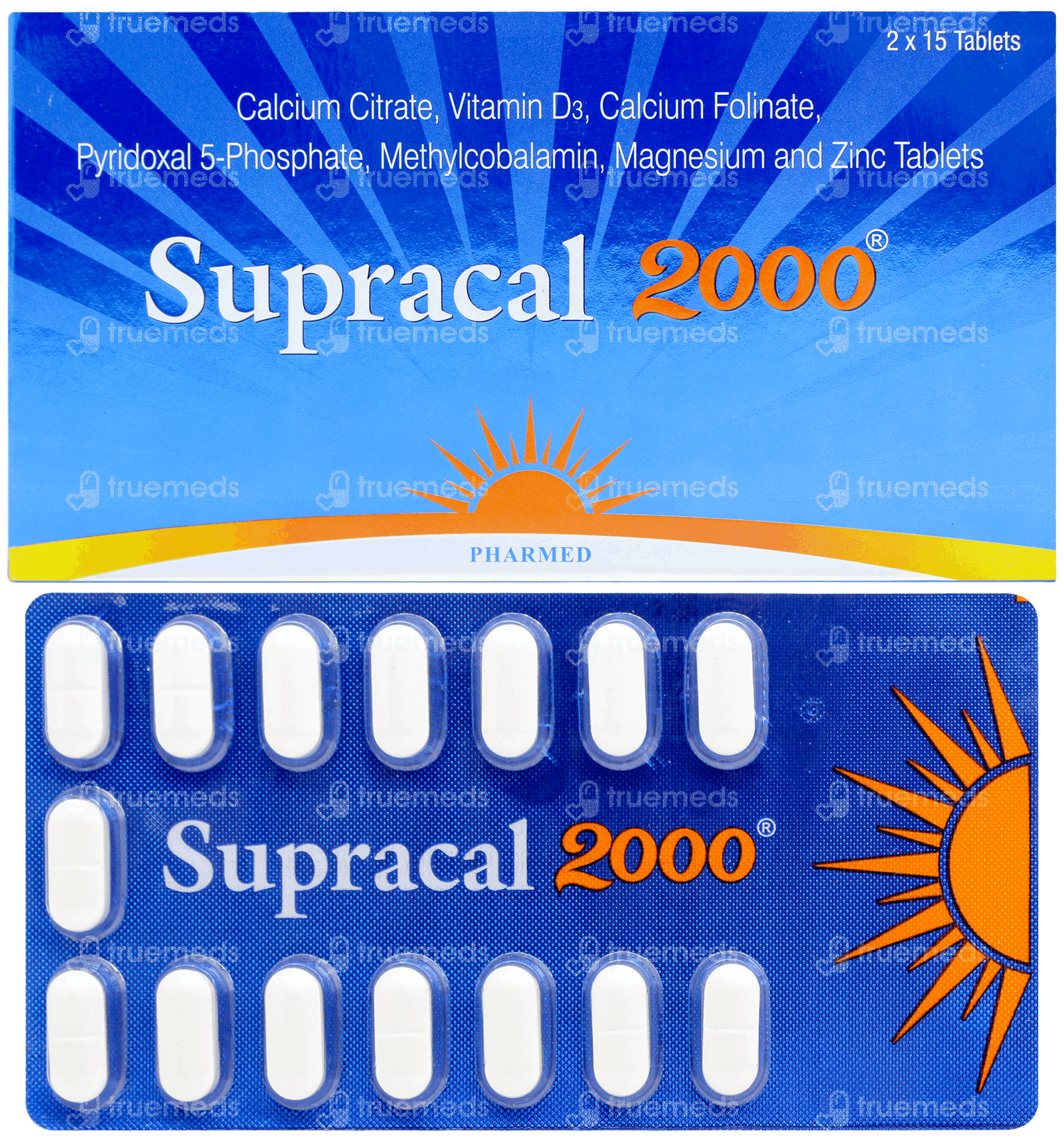 Supracal 2000 Tablet 15