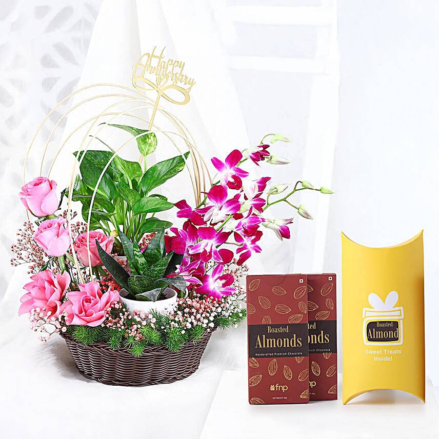 Sweet Leafy Anniversary Surprise Gift