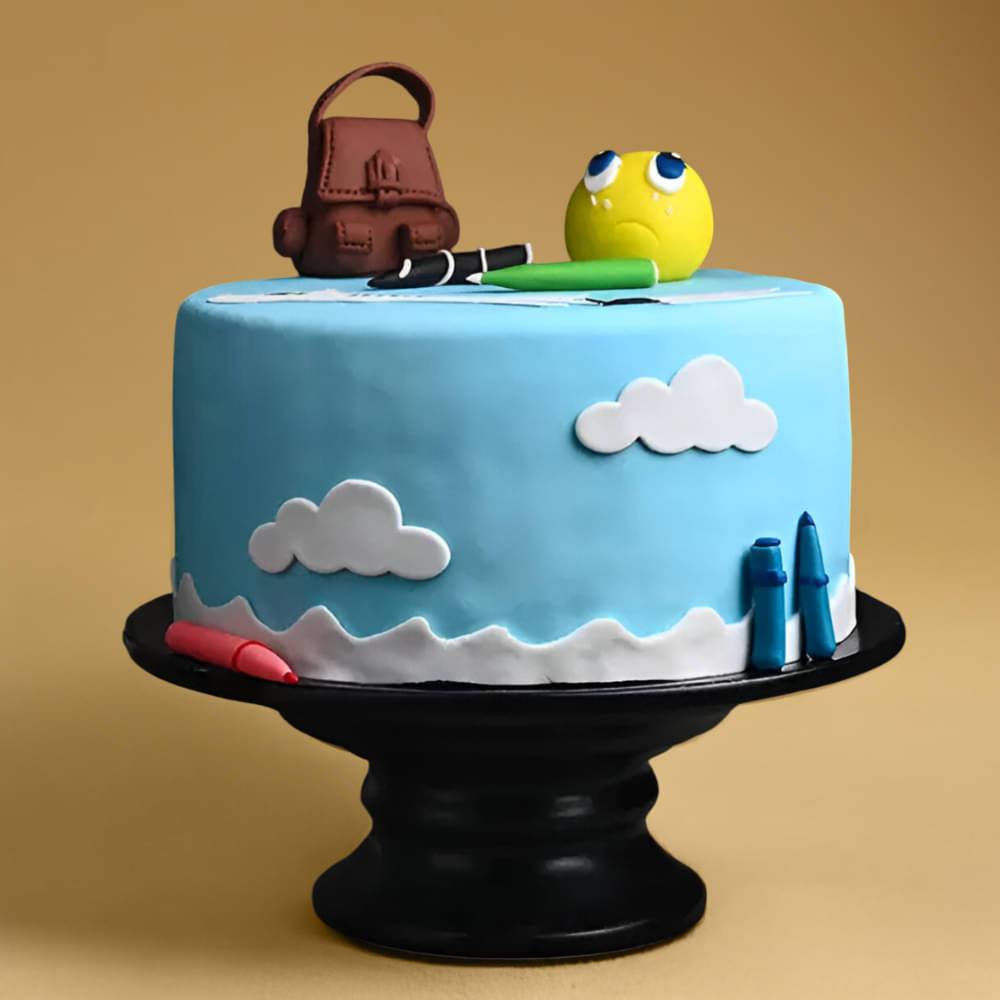 Retirement Celebration Fondant Cake