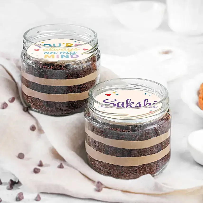 Sweet Thoughts Chocolate Jar Cake Duo