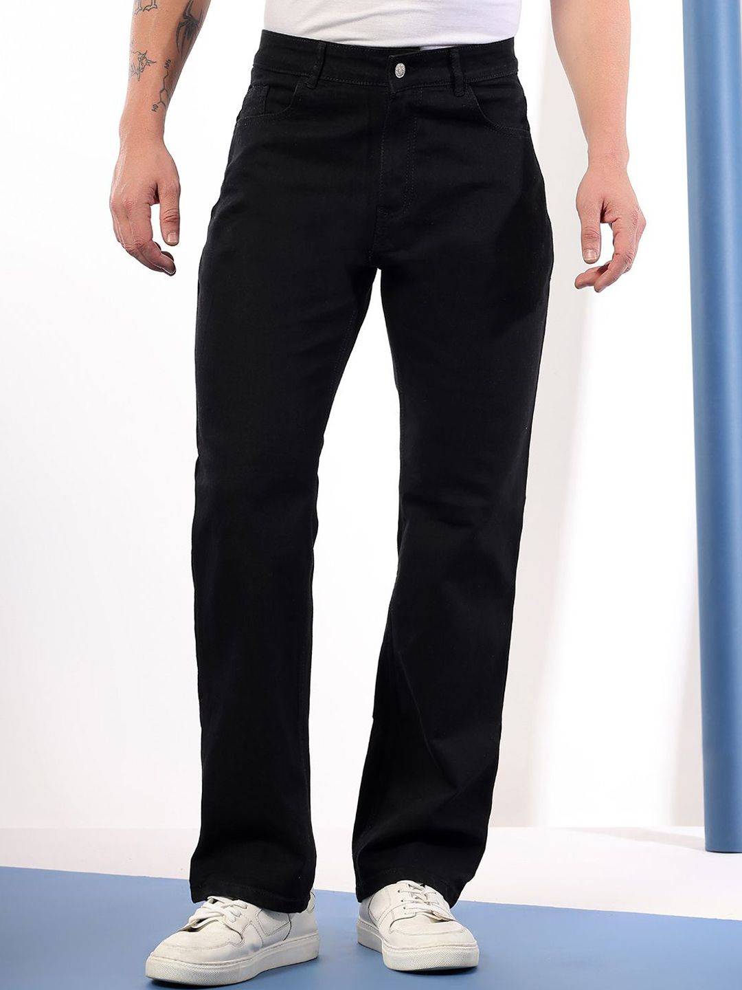 Kotty Men Comfort Regular Fit Mid-Rise Stretchable Jeans
