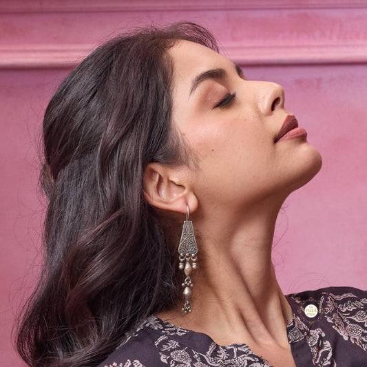 Noor Lotus Ghungroo Earring