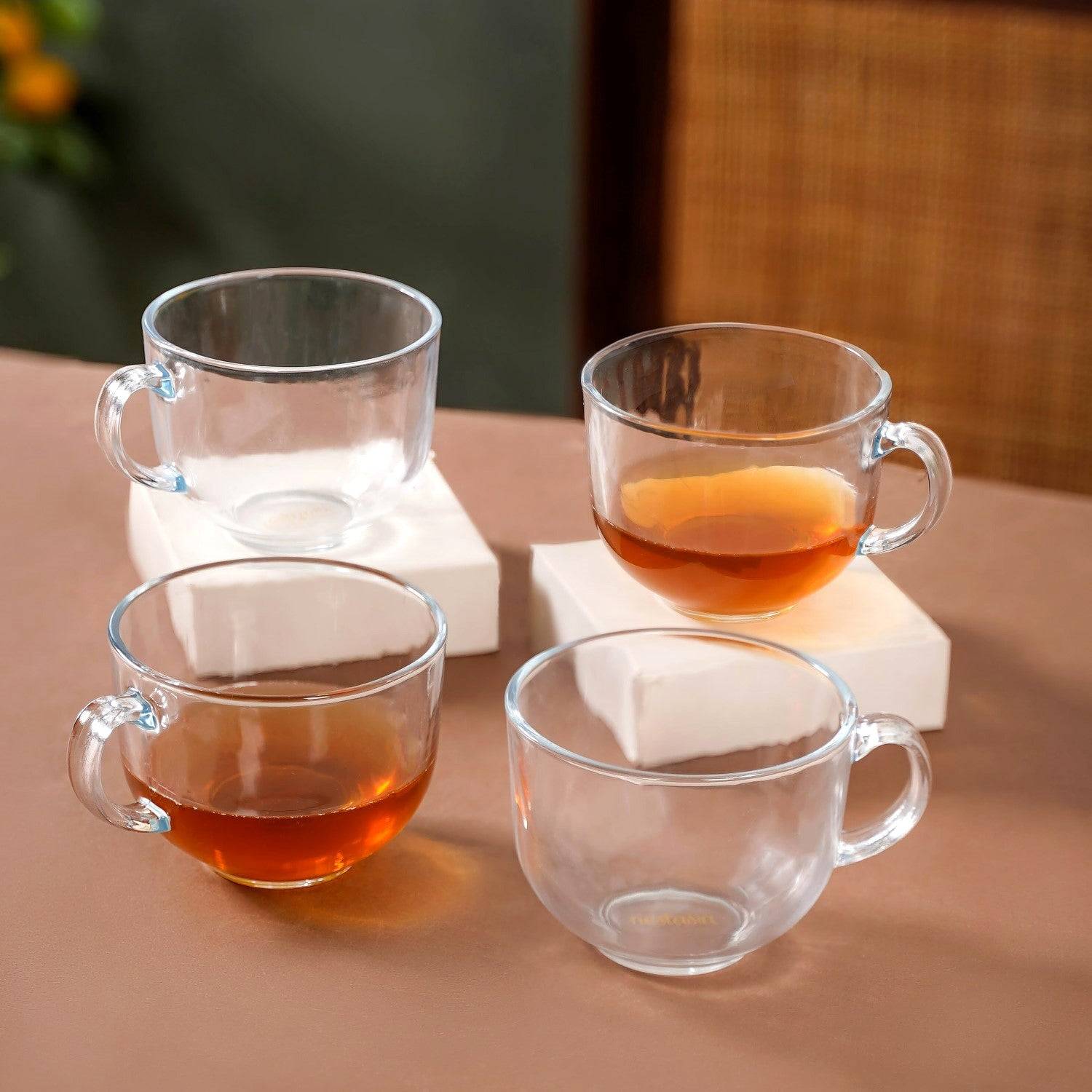 Glass Elegant Cup Set of 4 400ml buy only at ₹590