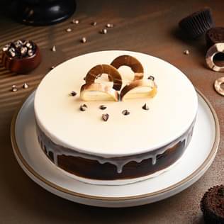 Choco Vanilla Delight Cake