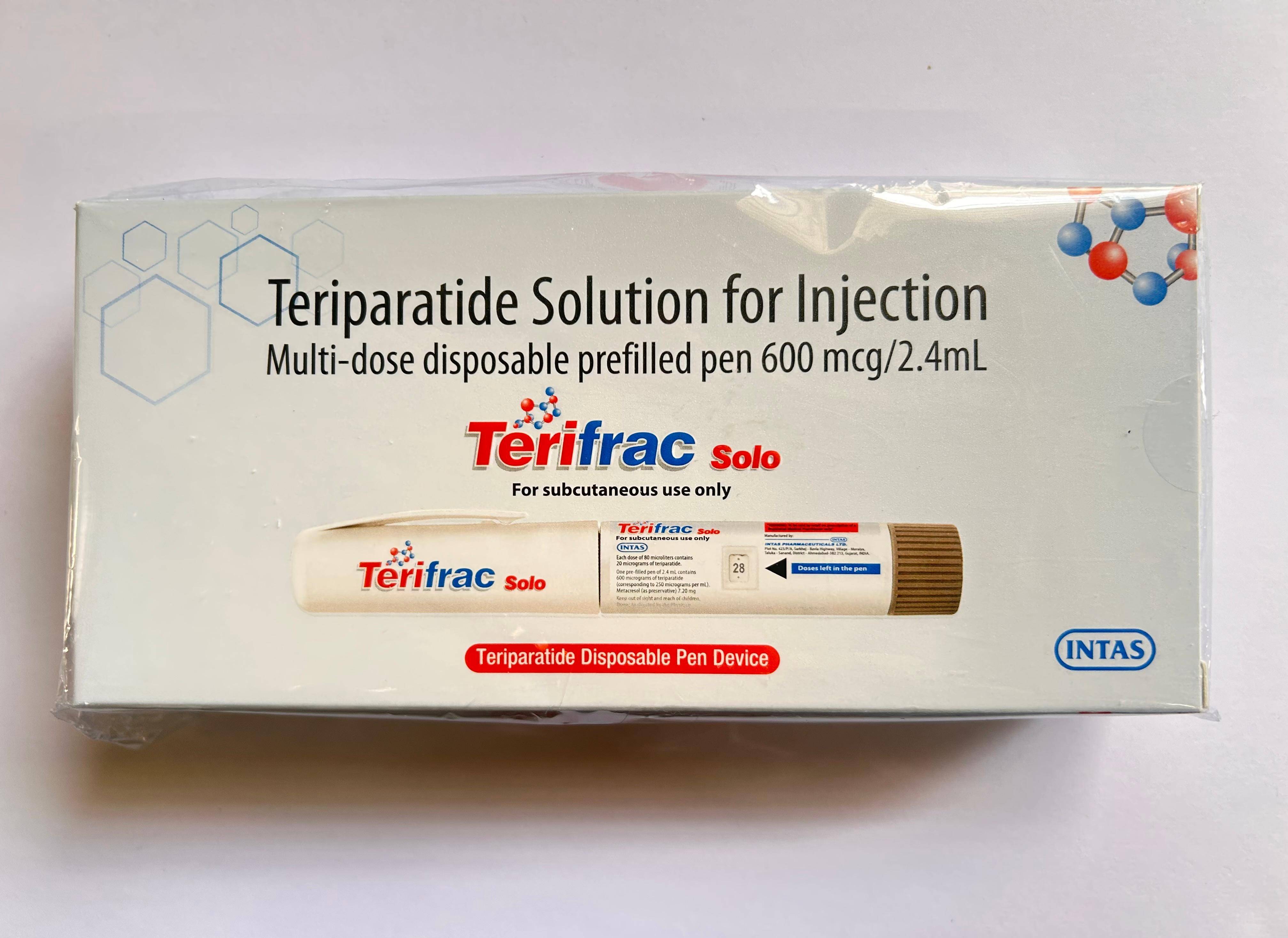 Terifrac Solo 600mcg Injection [pack of 3]