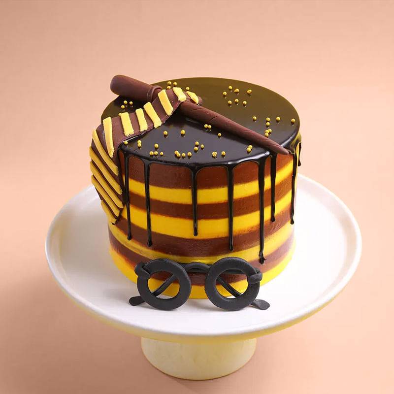 Harry Potter Gryffindor Drip Cake