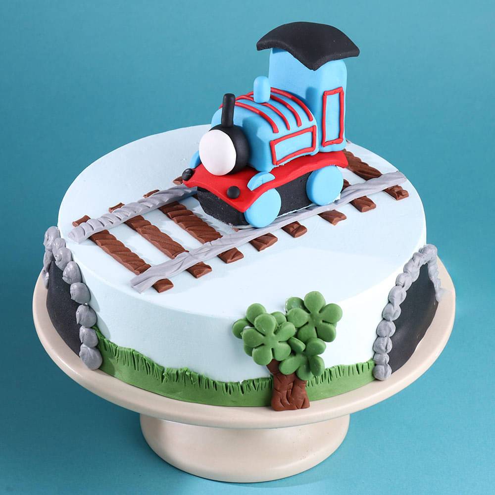 Thomas Train Fun Track Cake