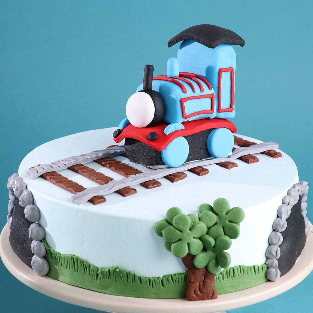 Thomas Train Fun Track Cake