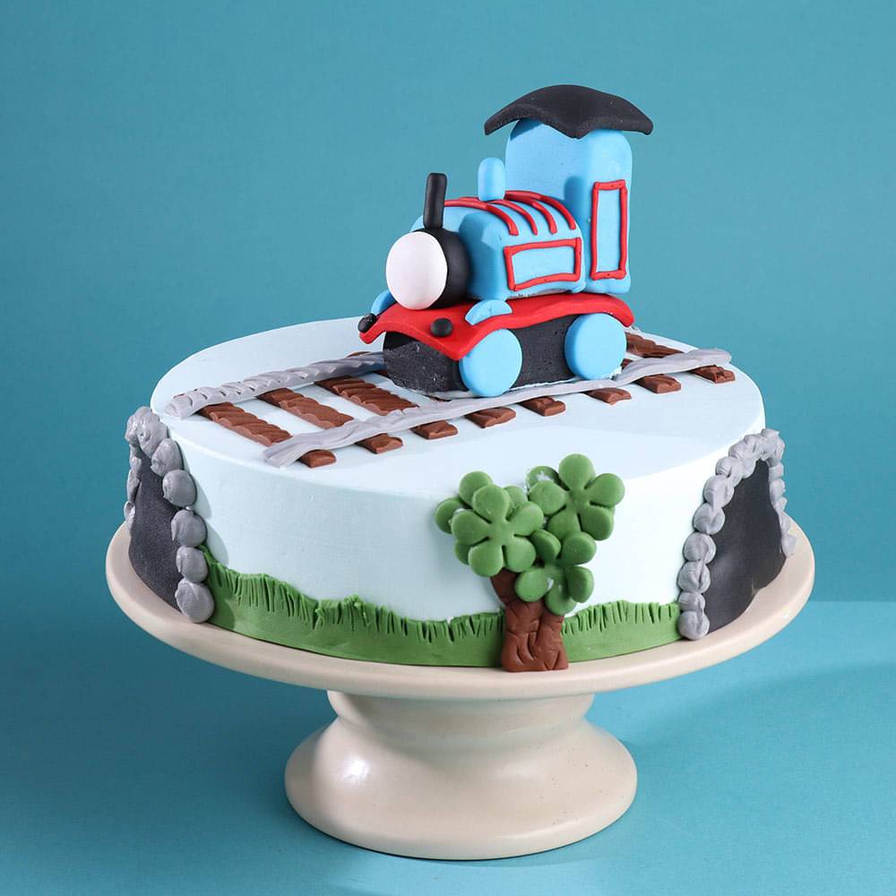 Thomas Train Fun Track Cake