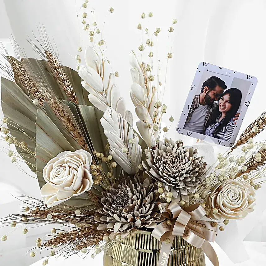 Timeless Love Dried Flower Keepsake