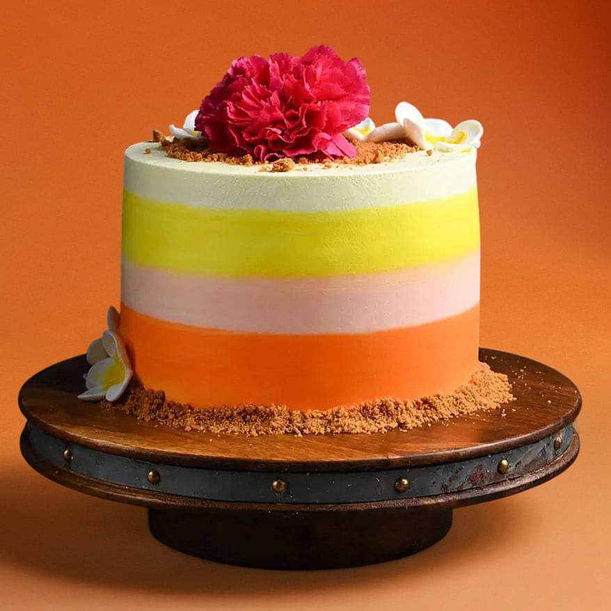 Tropical Sunset Cake