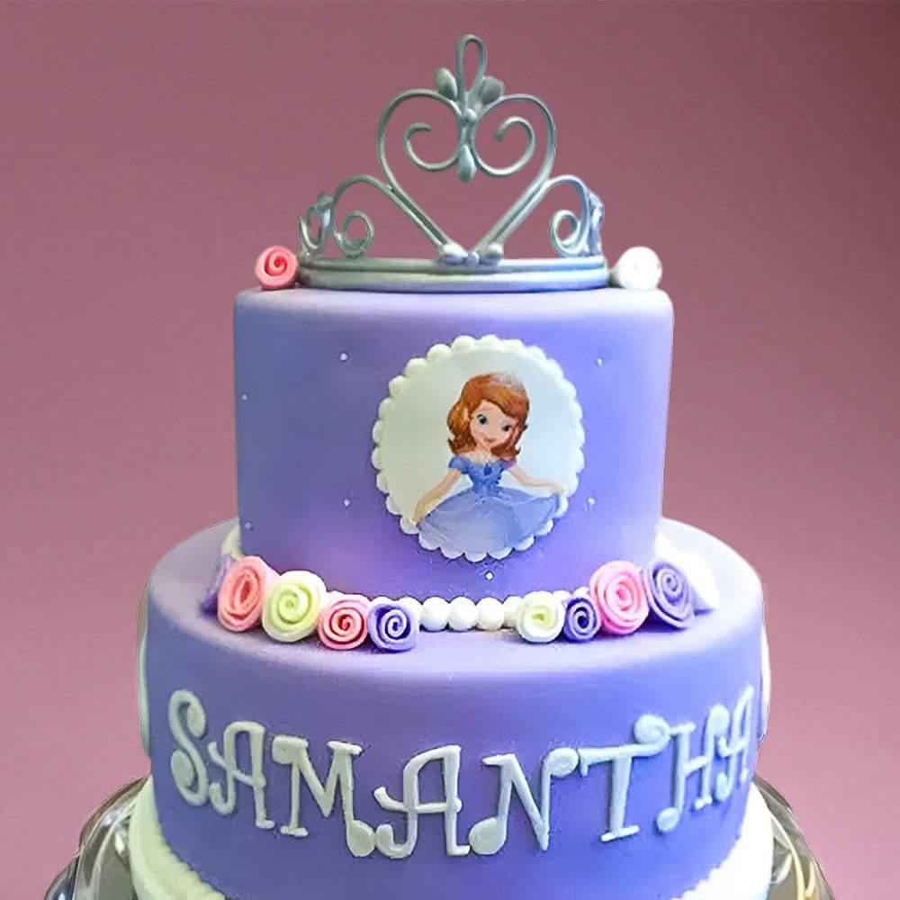 Princess Sofia Crown Cake