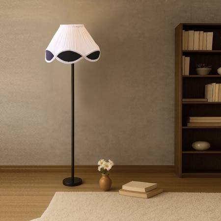 Devansh Wood Floor Lamp