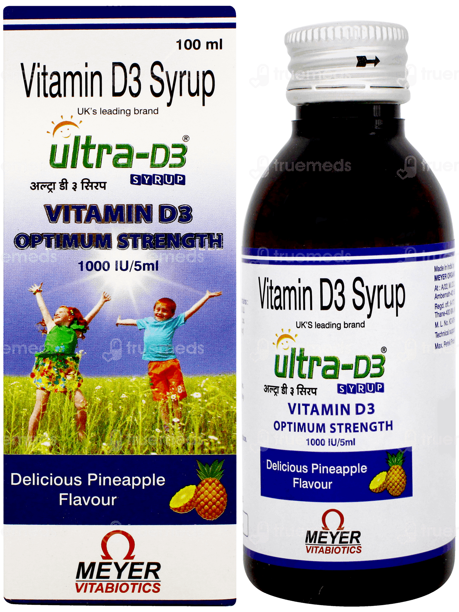 Buy Ultra D3 Pineapple Flavour Syrup 100ml in Medicines | Best Health ...