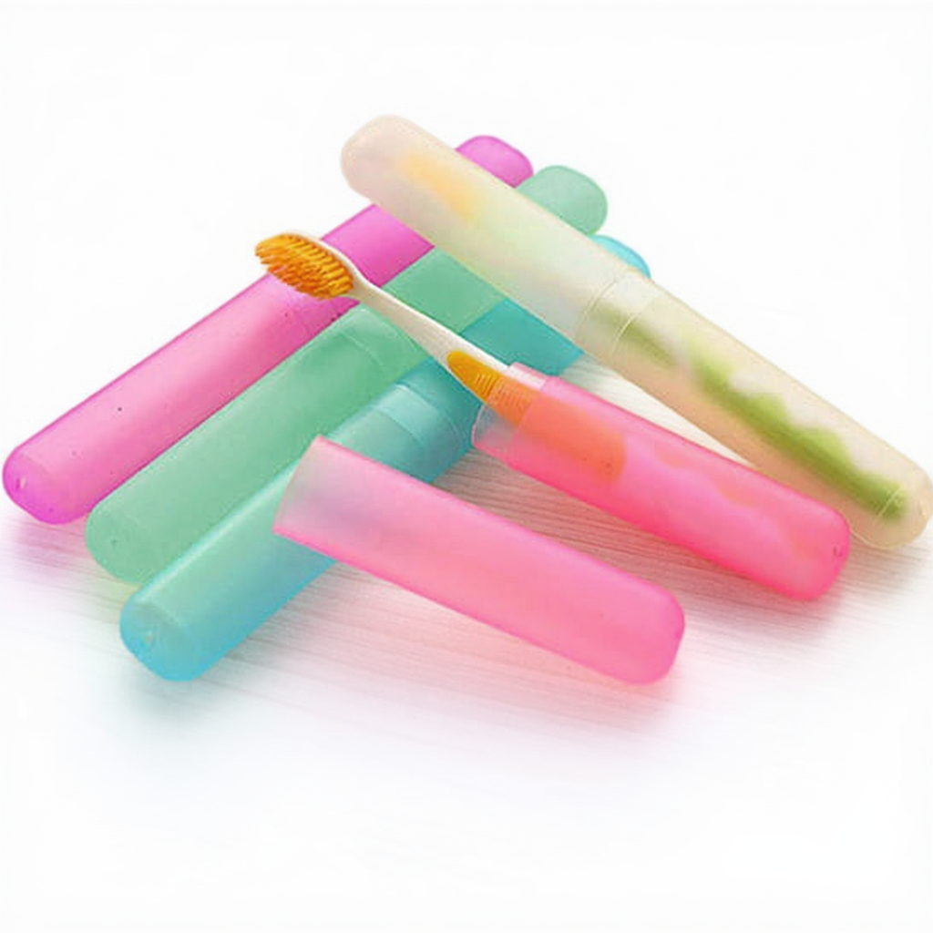 1 Pc Plastic Toothbrush Cover, Anti Bacterial Toothbrush Case Box, Portable Toothbrush Container For Travel Buy @ ₹9