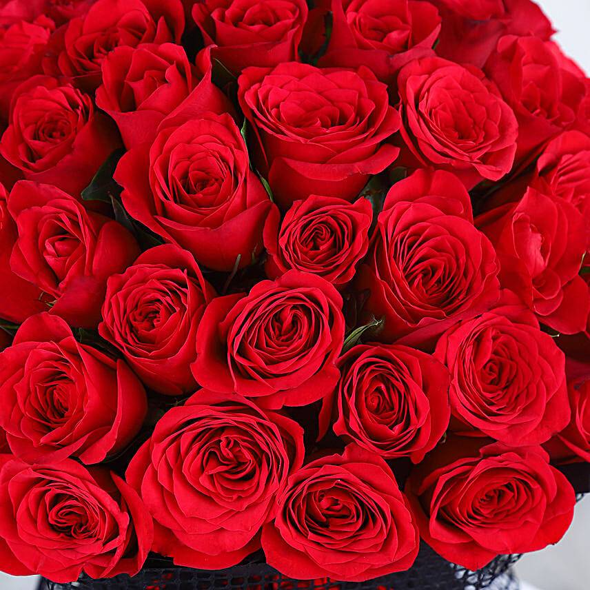 Velvety Red Rose Bouquet
