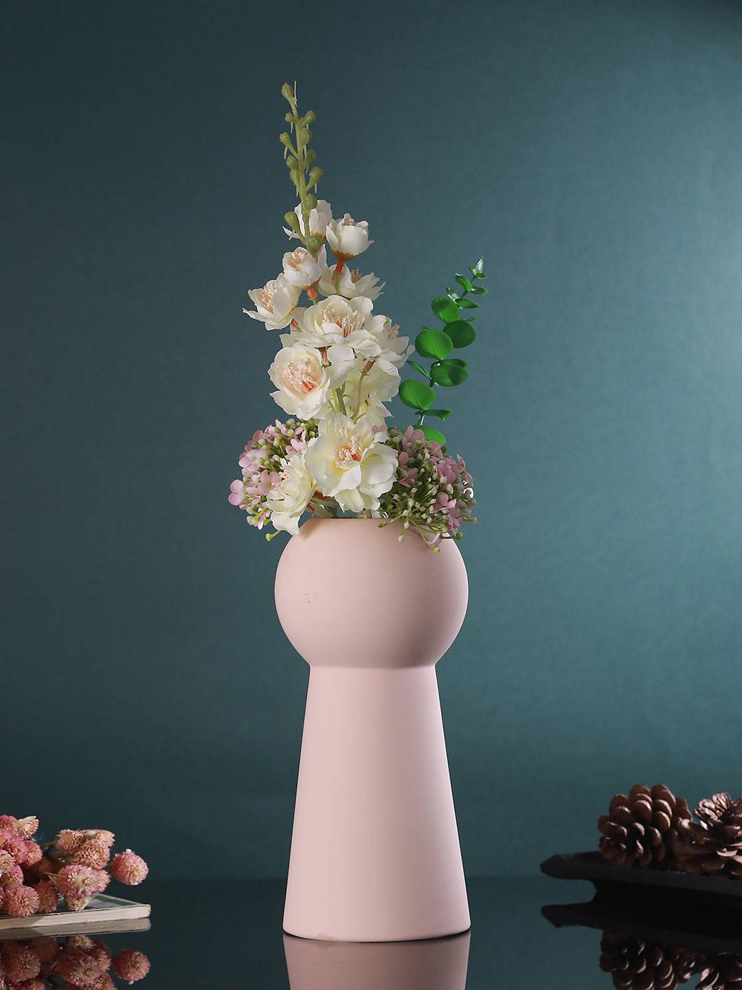 Buy Flower Plant Arrangement Vase for Home & Office Decor in Showcase ...
