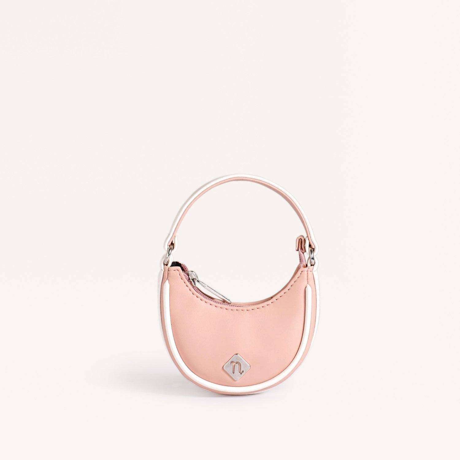 Half Moon Mini Purse Pink