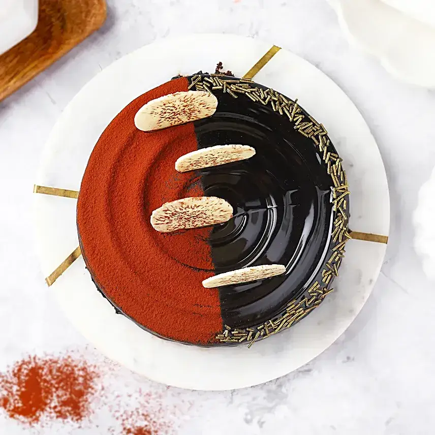 Velvety Chocolate Truffle Cake- 500 Gm