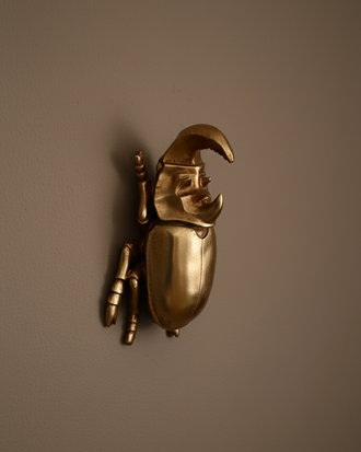Regal Scarab Decorative Wall Accent