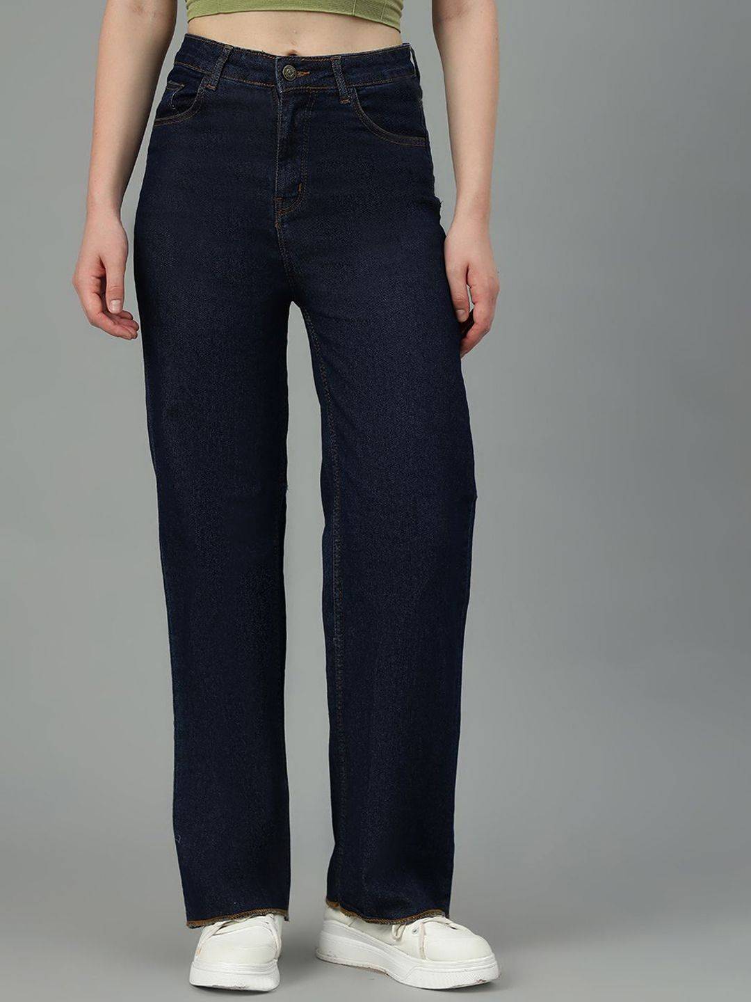 Kotty Women Jean Straight Fit High-Rise Stretchable Jeans
