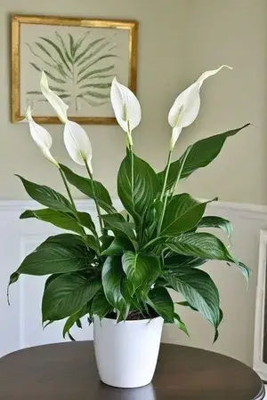 Low Maintenance Live Peace Lily Plant | Air Purifying Spathiphyllum Indoor Plant | With Flower Pot for Home, Office & Living Room Buy @ ₹499