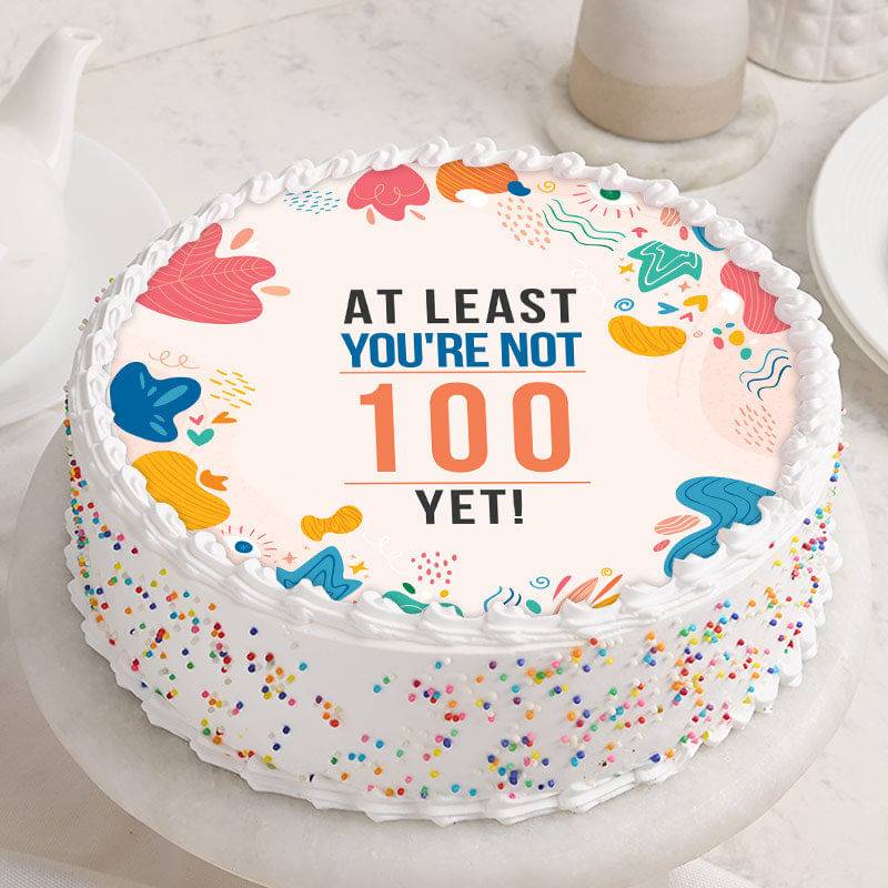 Whimsical Birthday Poster Cake