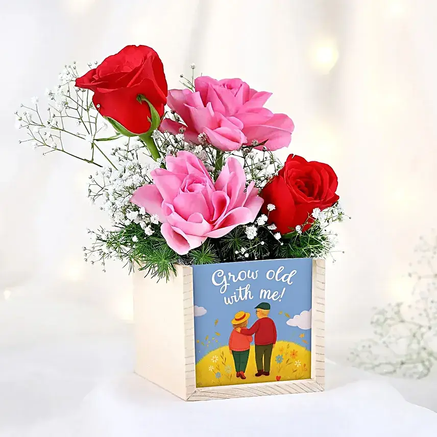 Together Forever Karwa Chauth floral gift