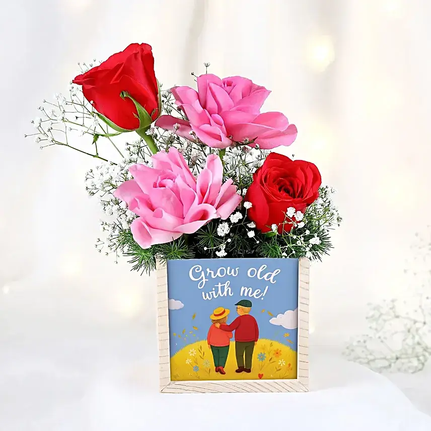 Together Forever Karwa Chauth floral gift