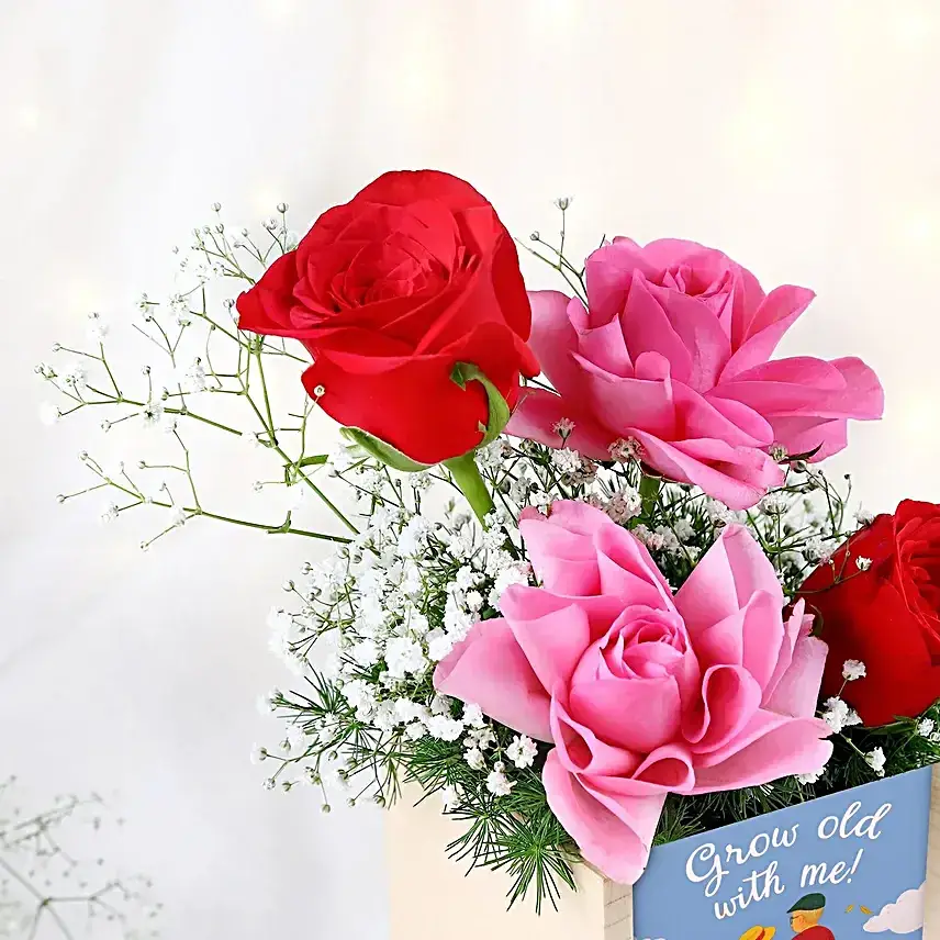 Together Forever Karwa Chauth floral gift