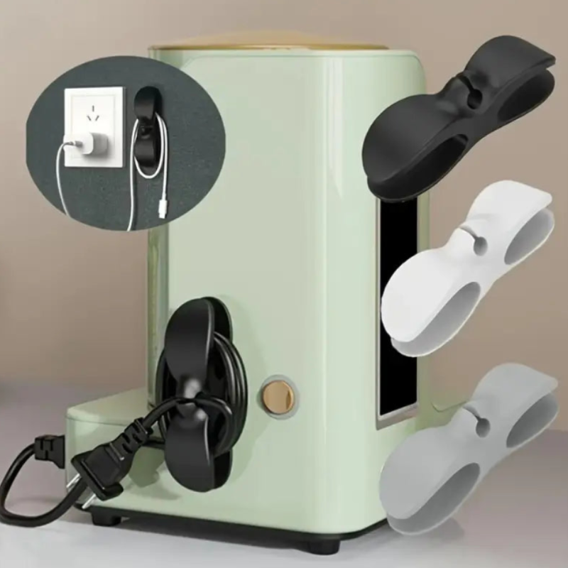 Holder Clip Self-Adhesive Cable & Cord Wrapper for Kitchen Appliances – Wire Organizer Clip (1 Pc) Buy @ ₹29