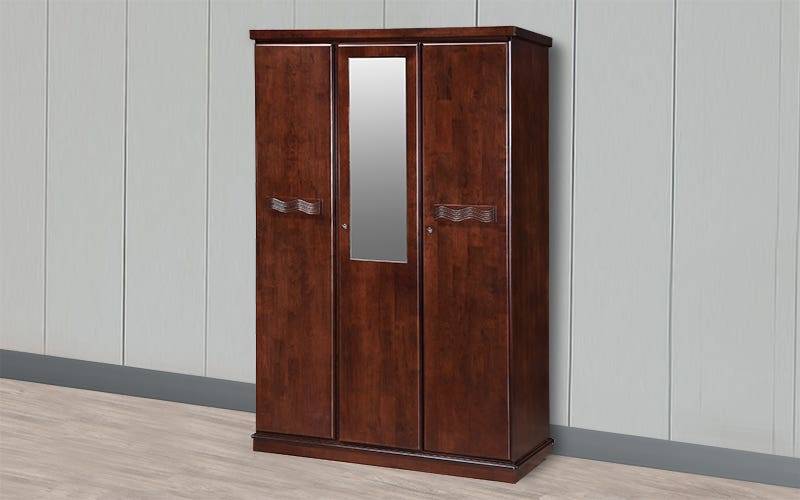 Royaloak Texas American Wooden Wardrobe 3 Door
