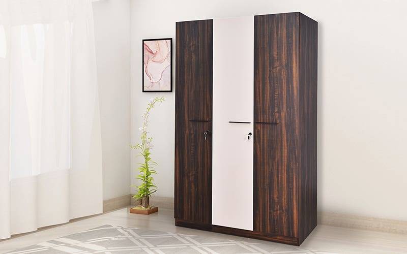 Royaloak Sepang Malaysian Wardrobe 3 Door in Melamine Finish