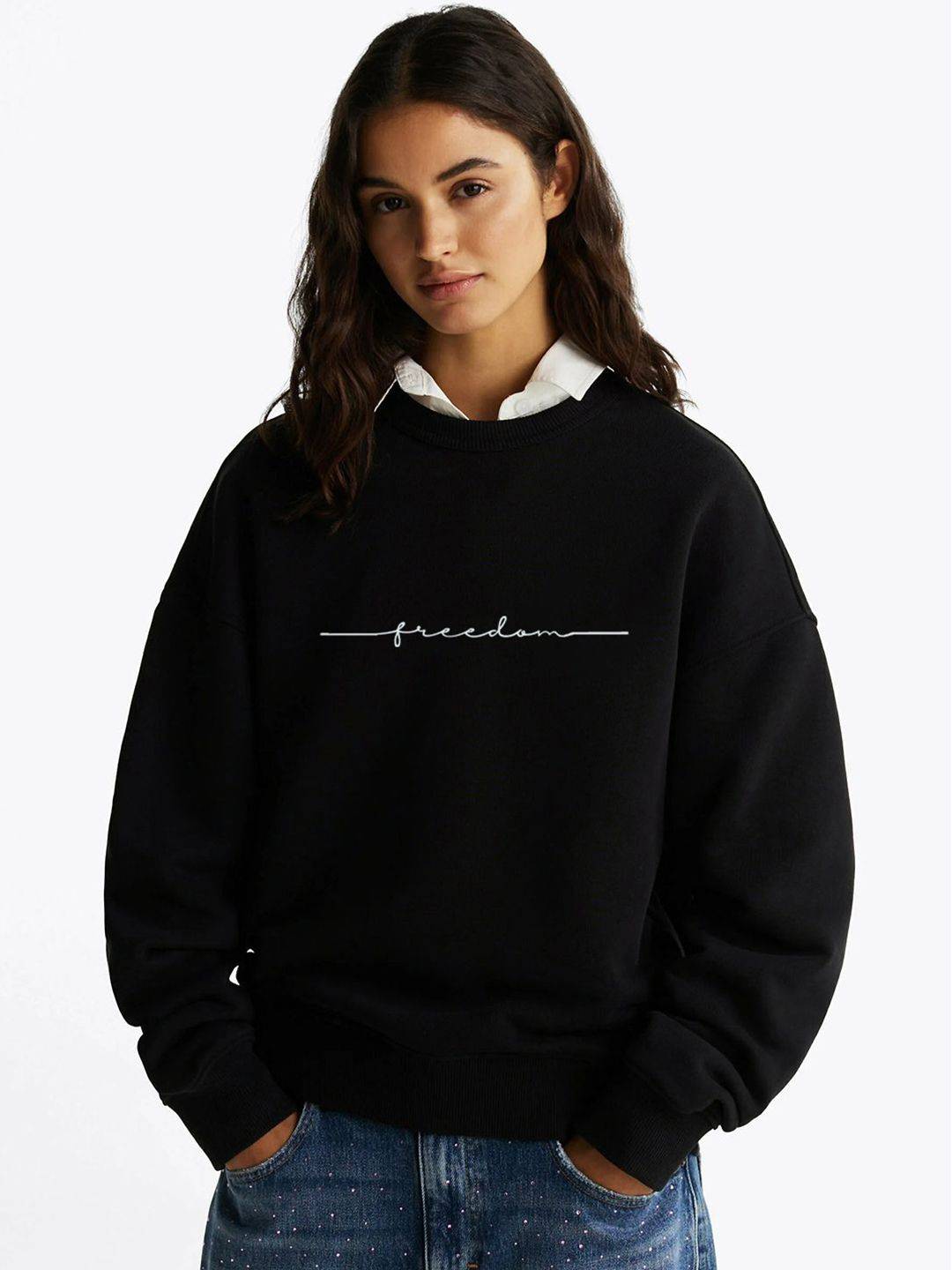 Kotty Women Printed Therma-Fit Sweatshirt