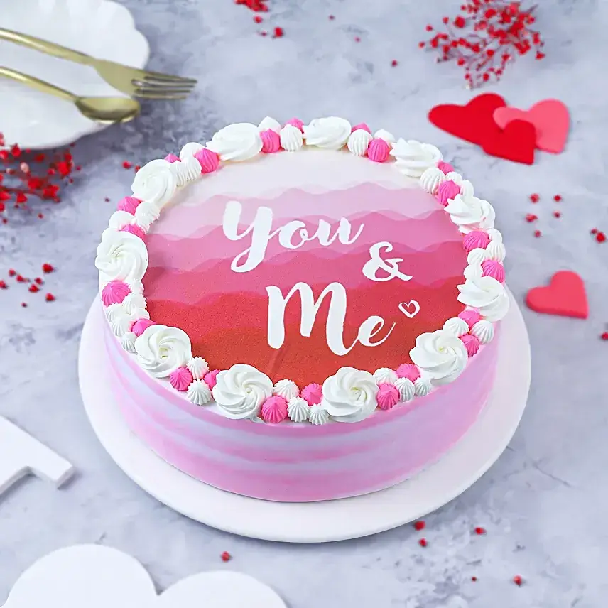 Butterscotch Pink Love Cake 500gm