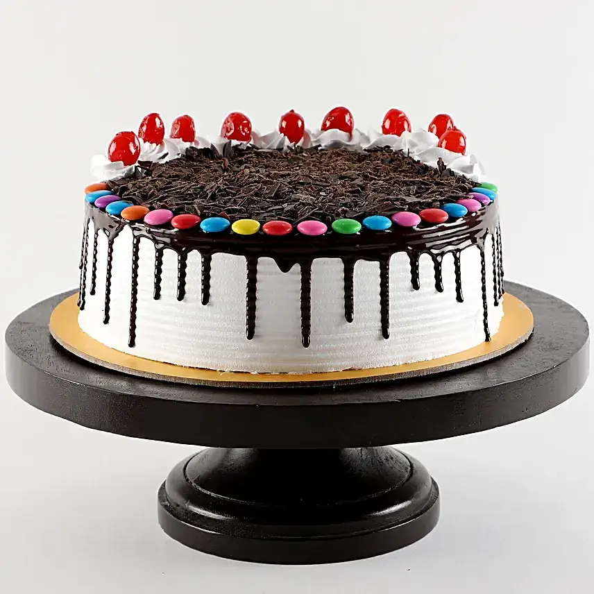 Yummy Black Forest Gems Cake Half Kg