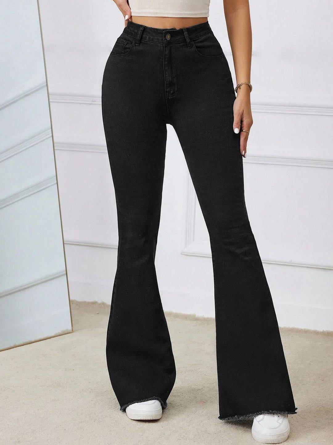 Kotty Women Bootilicious Bootcut High-Rise Stretchable Cotton Jeans