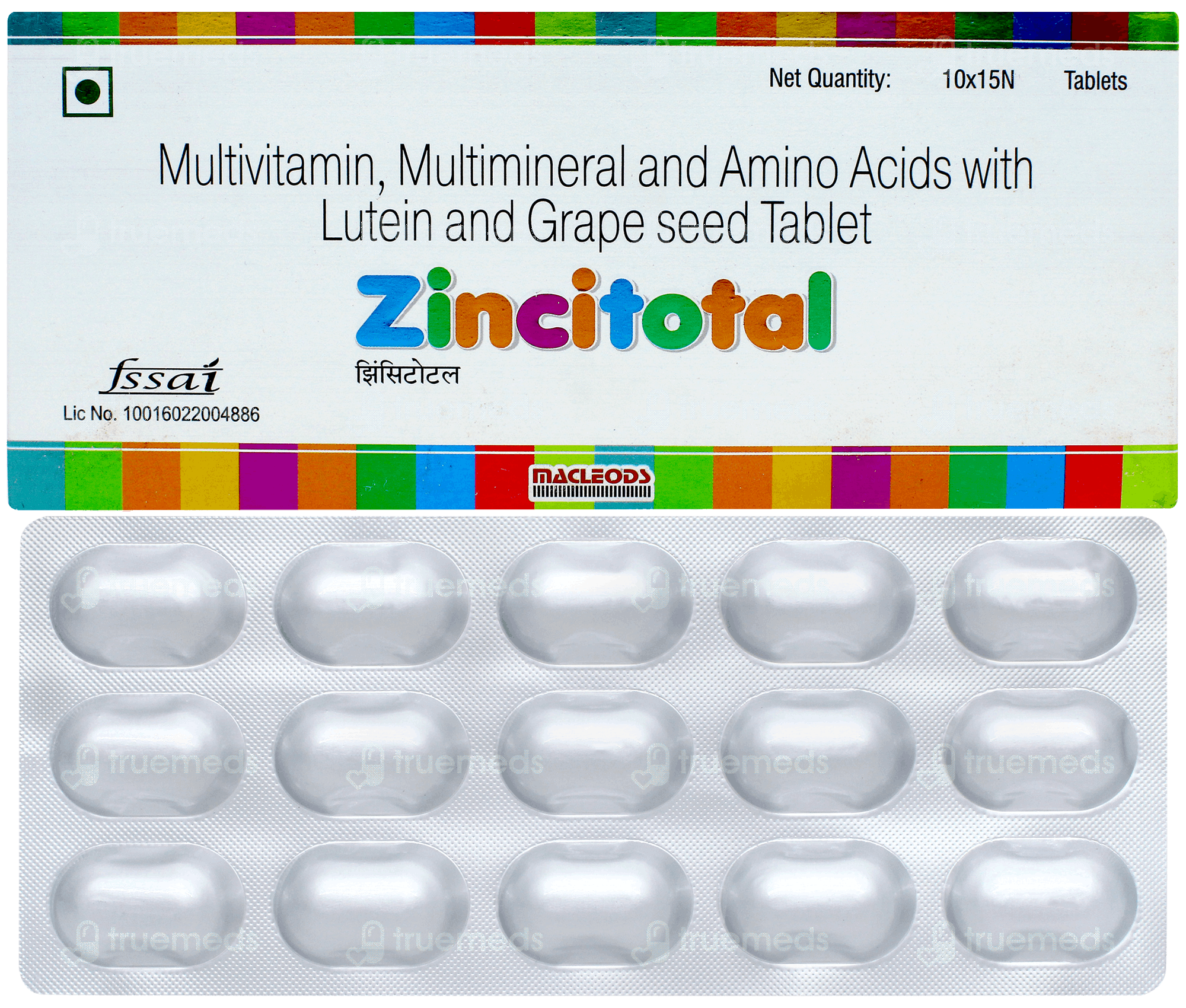 Zincitotal Tablet 15