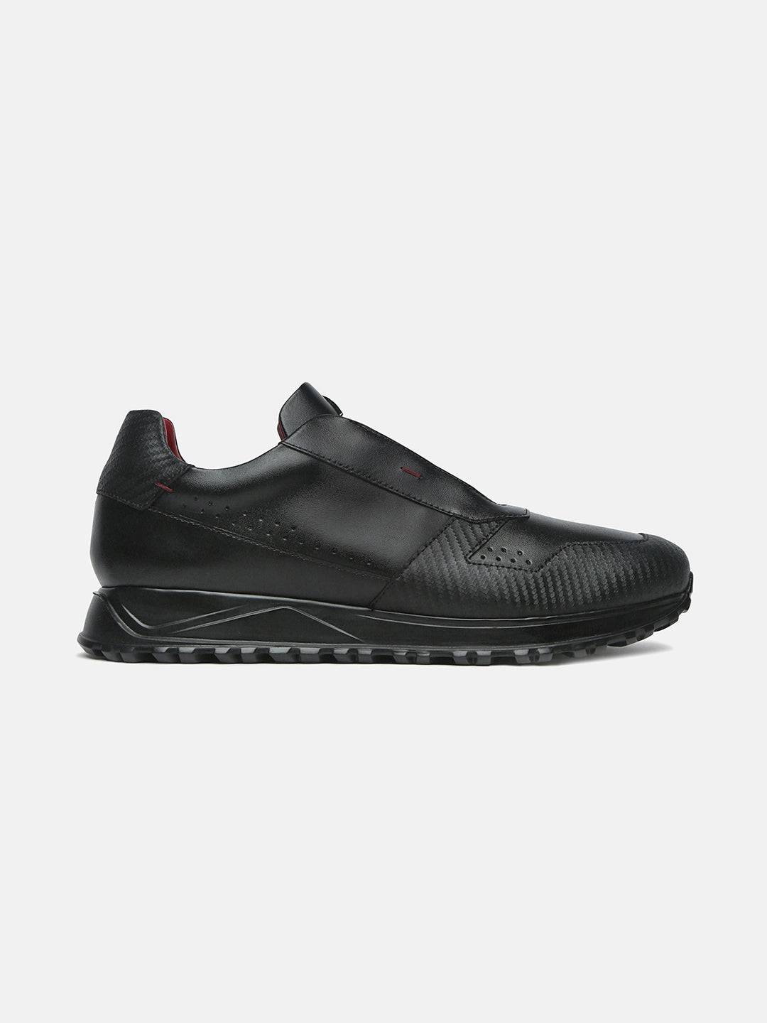 Carbon-Fiber Plated Premium Leather Racing Sneakers
