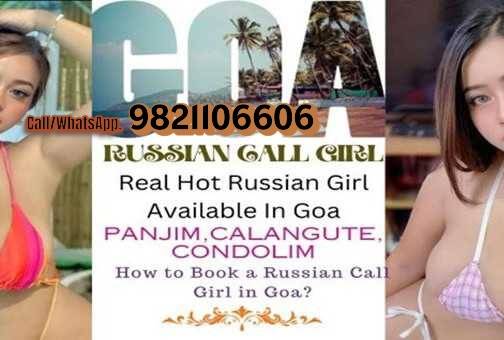 Call Girls In Goa Calangute 9821106606 North Goa Independent escort Service
