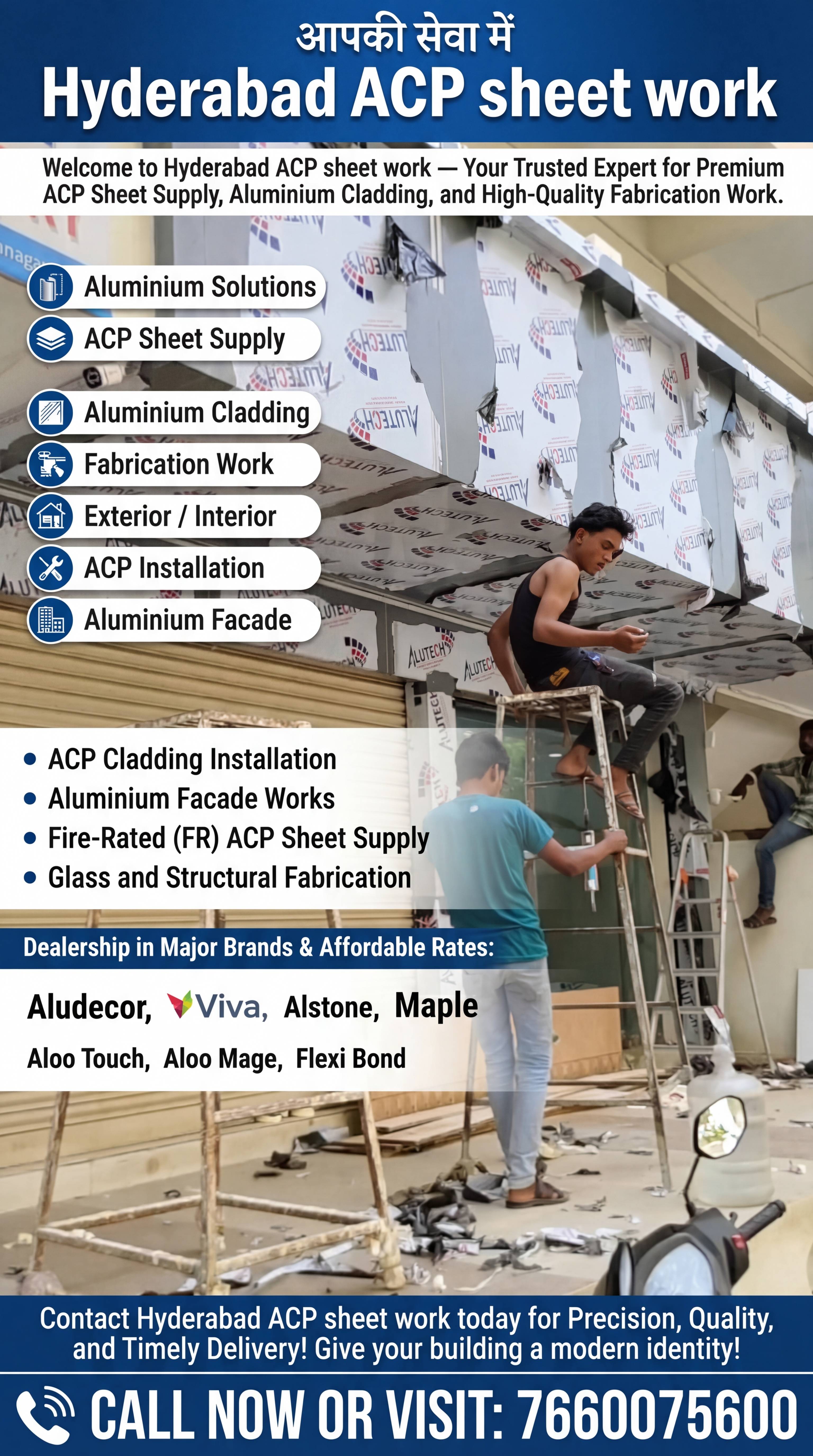 Hyderabad ACP sheet work 